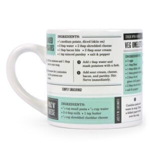 Pottery Barn Fred Grub Mugs microwave recipe coffee tea mugs